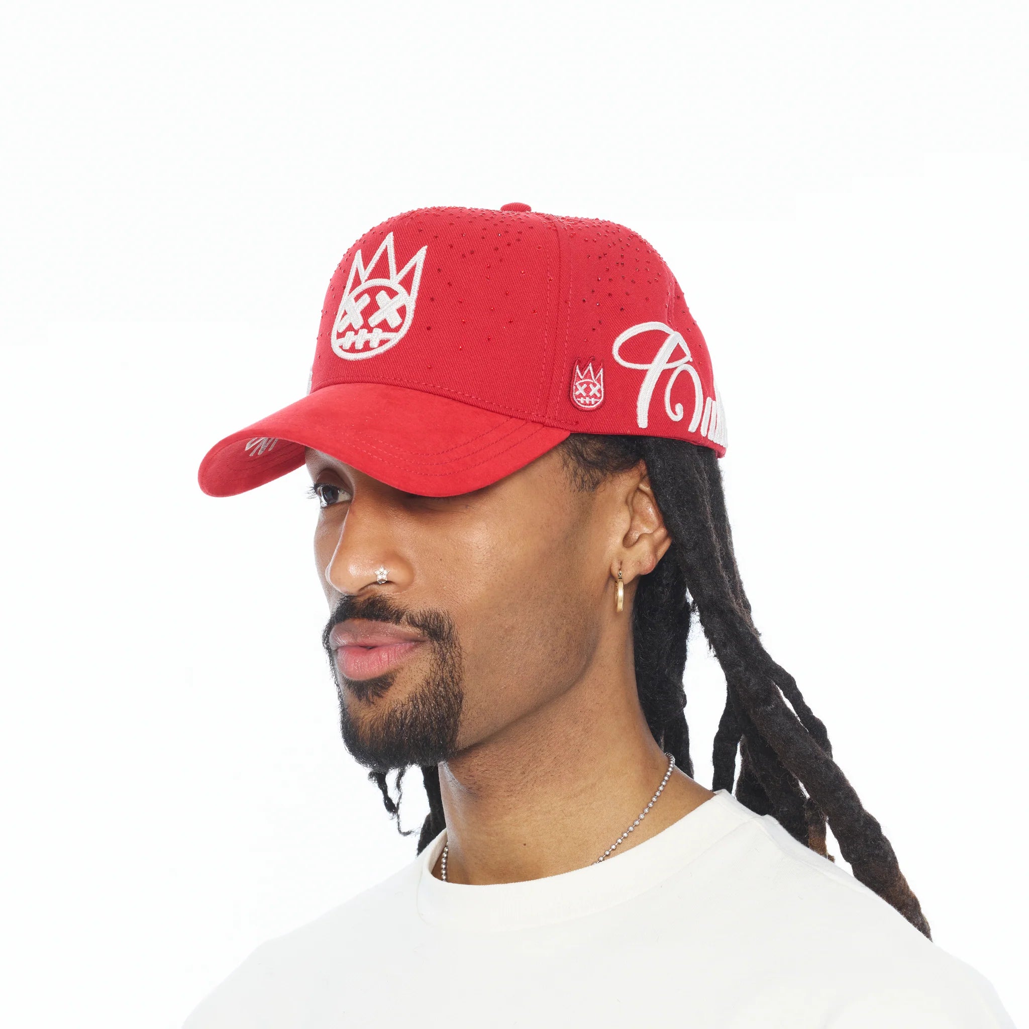 Cult Mesh Back Trucker Hat 'Crystal Burst' Racing Red
