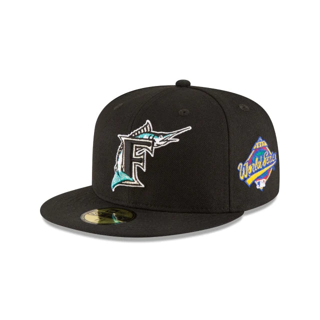 New Era Florida Marlins 1997 World Series Cooperstown Fitted Hat 'Black'