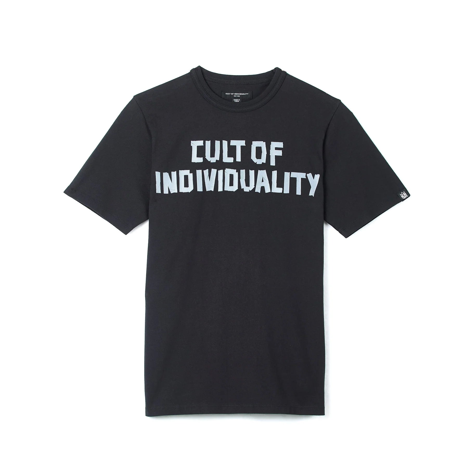 Cult "Tape" Short Sleeve Crew Neck Tee 'Vintage Charcoal'