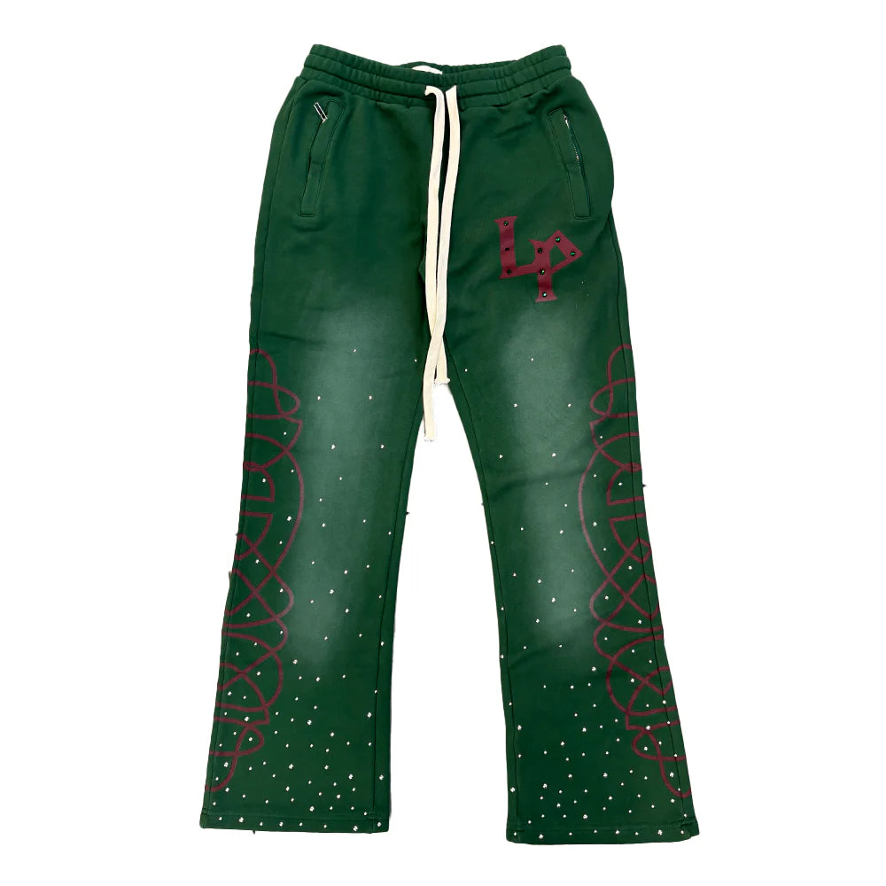 Legends Prevail Studded Sweatsuit 'Green'