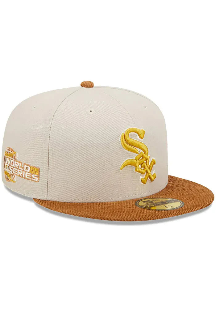 New Era Chicago White Sox Corduroy World Series Fitted Hat 'Beige'
