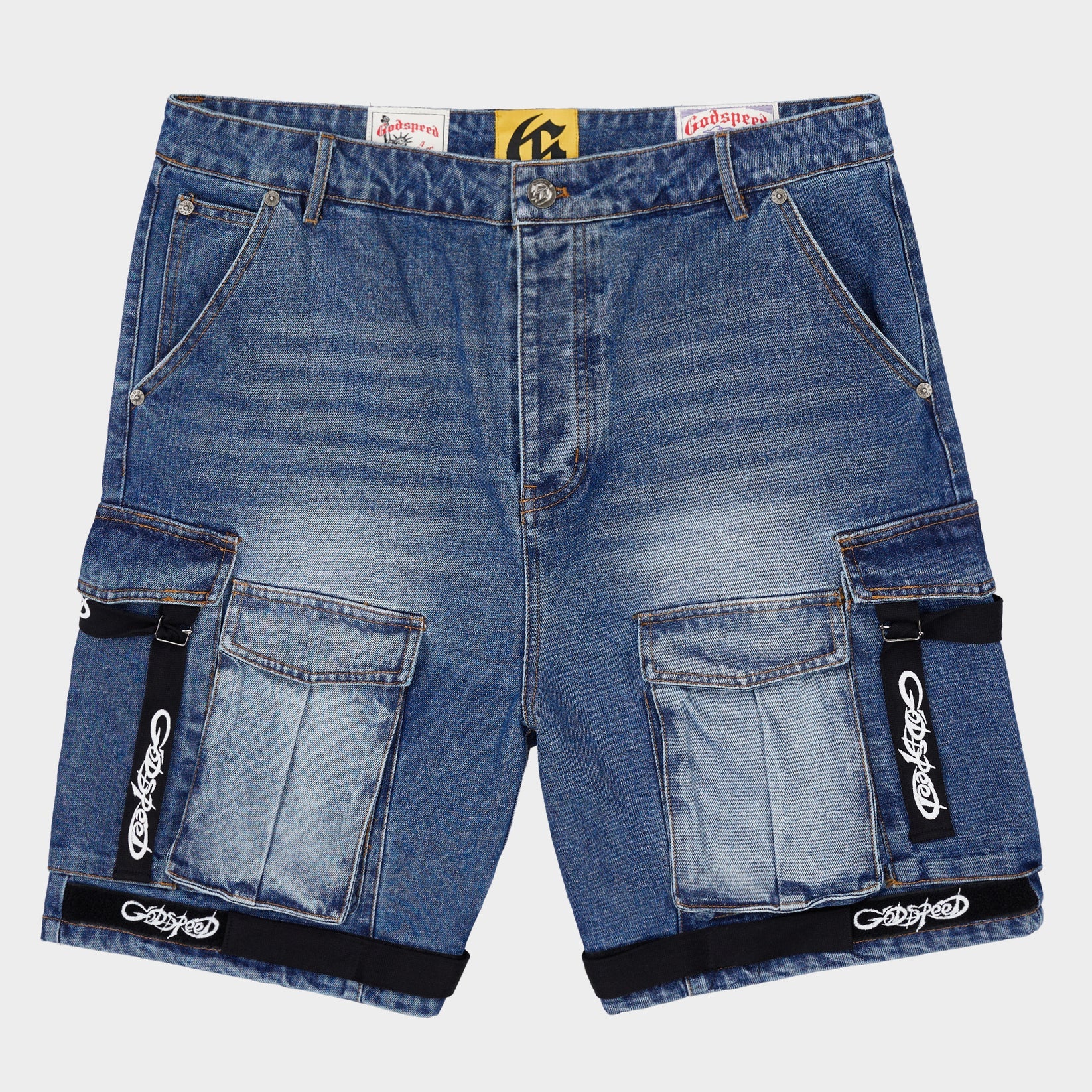 Godspeed Utility Denim Shorts 'Blue'