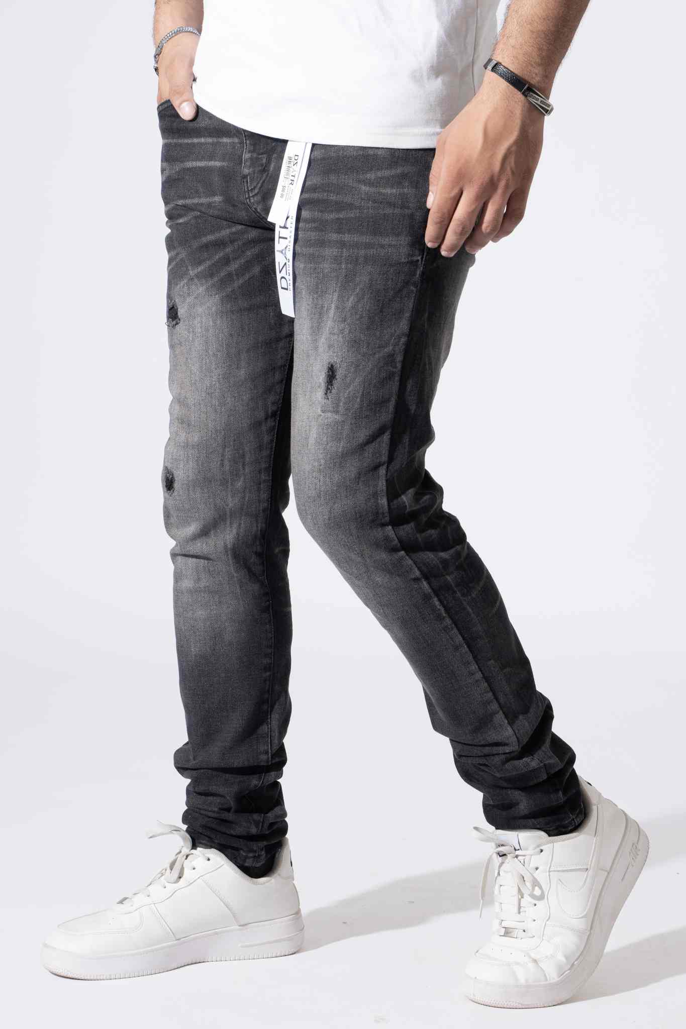 DZTR Premium Kids Denim Jeans 413 'Black Washed'