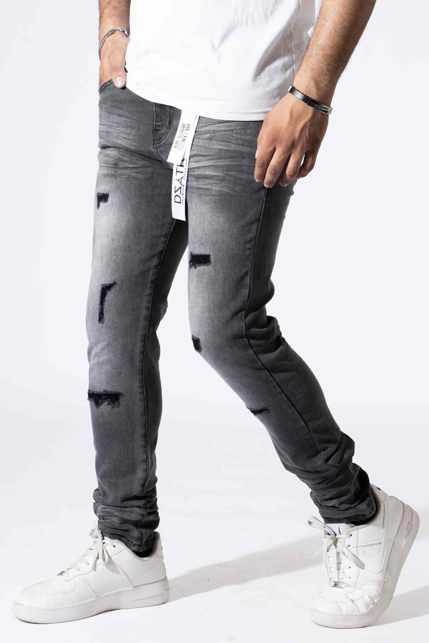 DZTR Premium Kids Denim Jeans 254 'Grey'