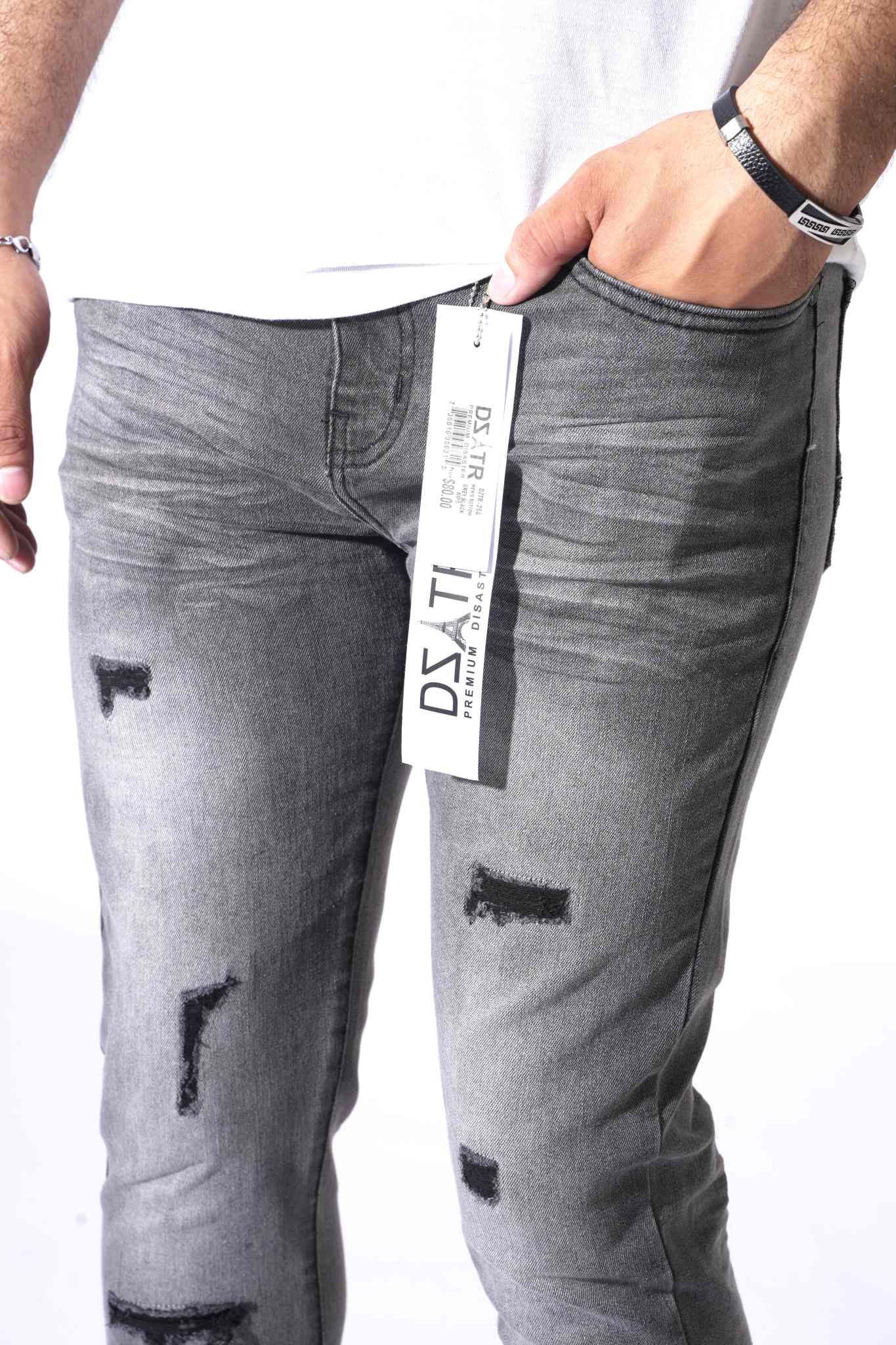 DZTR Premium Denim Jeans 'Grey'