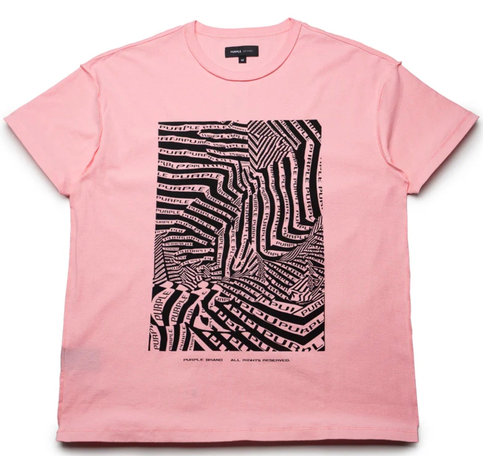 Purple Brand Op-Art Tree T-Shirts “Pink”
