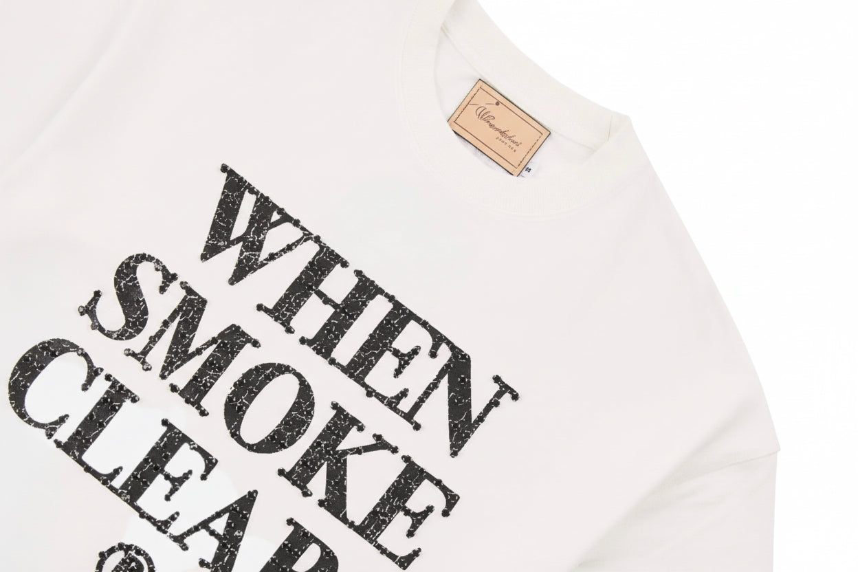 When Smoke Clears T-Shirts “Diamond Tee/Bone White/Black”