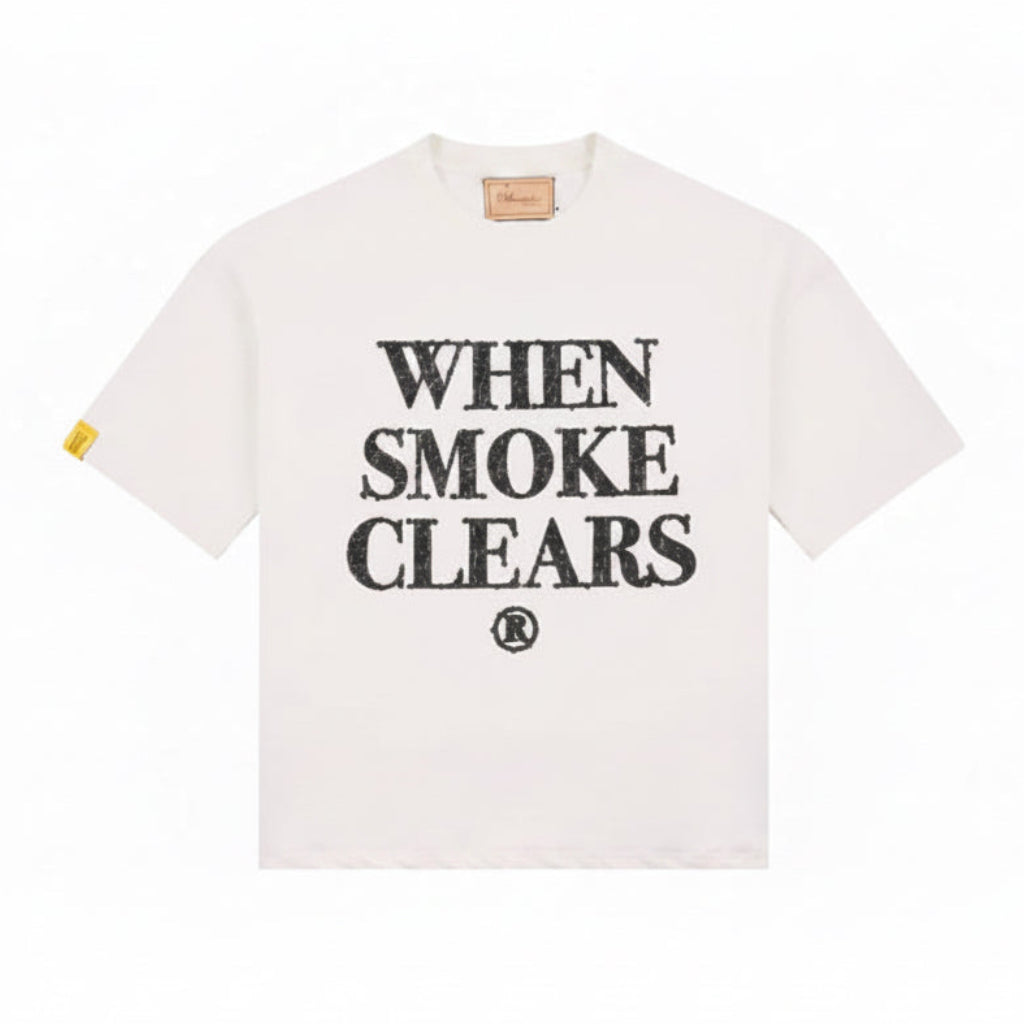 When Smoke Clears T-Shirts “Diamond Tee/Bone White/Black”