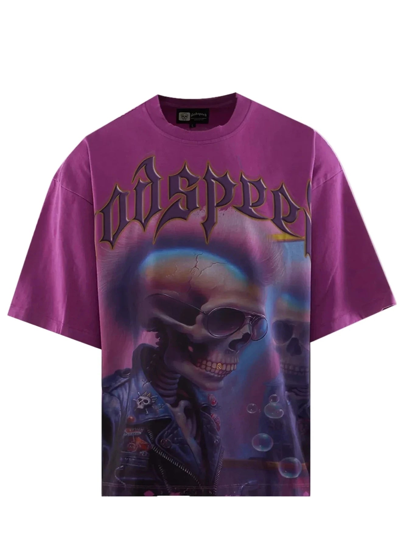 Godspeed Man In The Mirror T-Shirts 'Plum Wash'