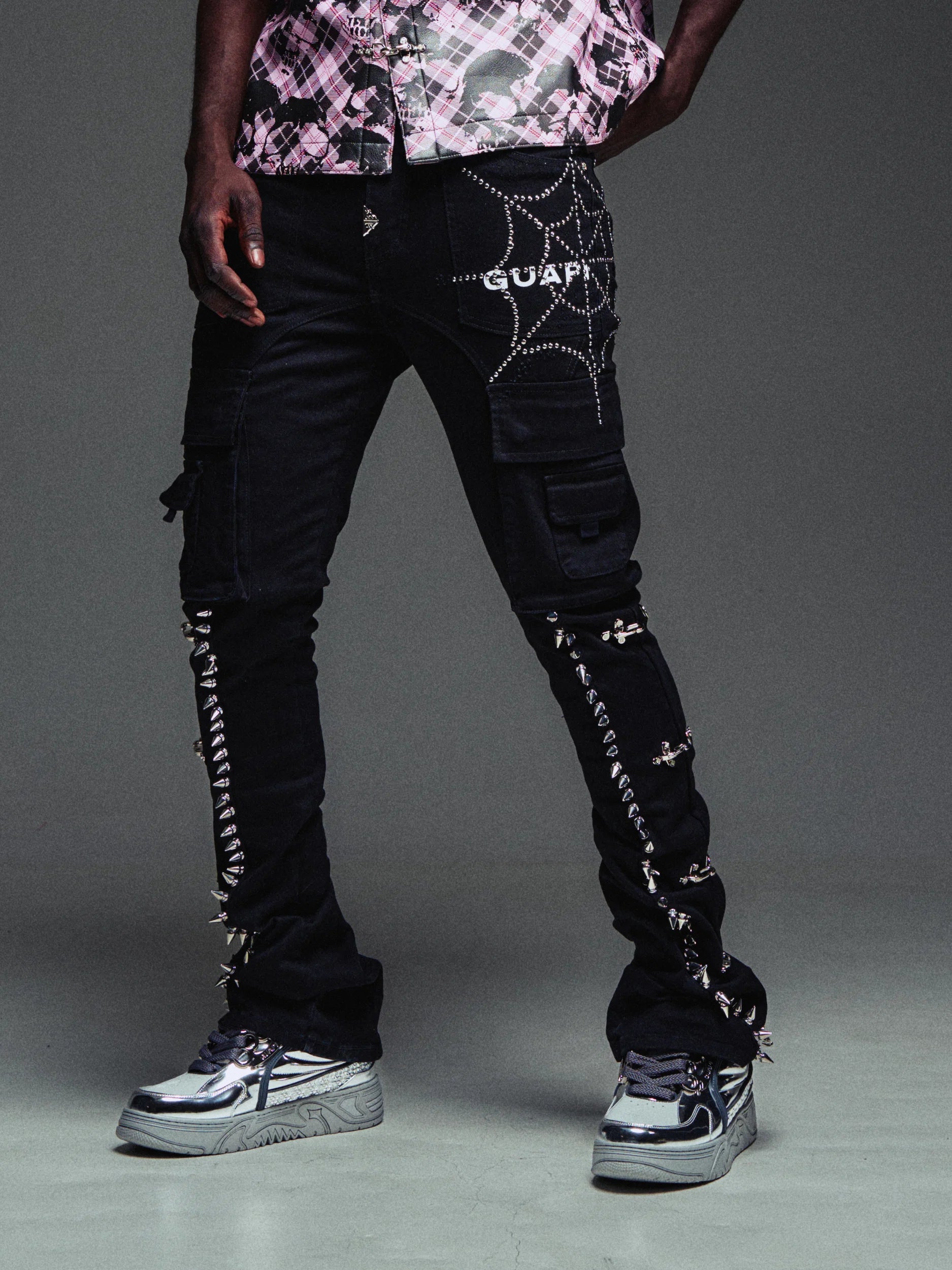 Guapi "Spider" Cargo Denim V2 'Obsidian Black'