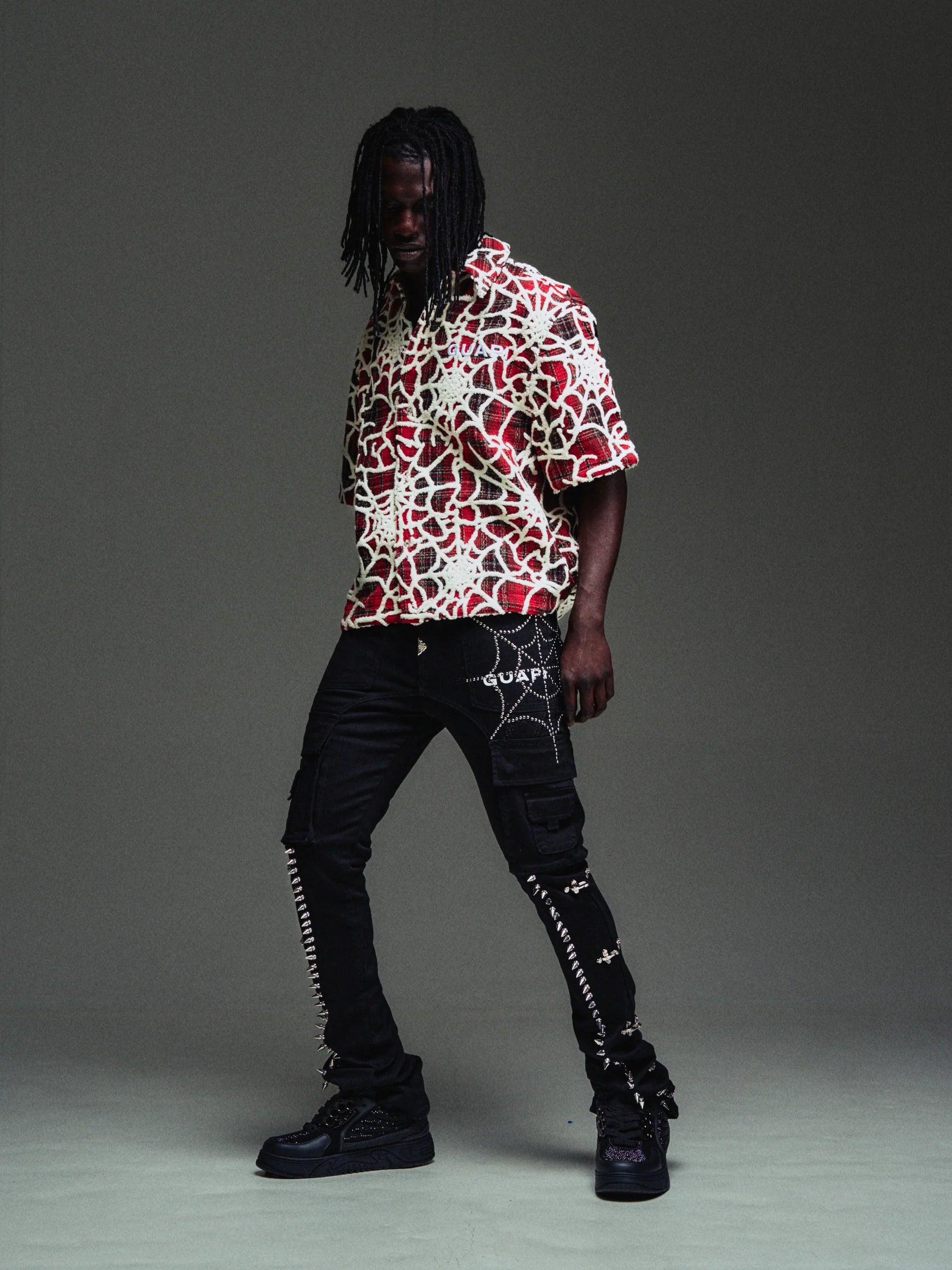 Guapi "Spider" Cargo Denim V2 'Obsidian Black'