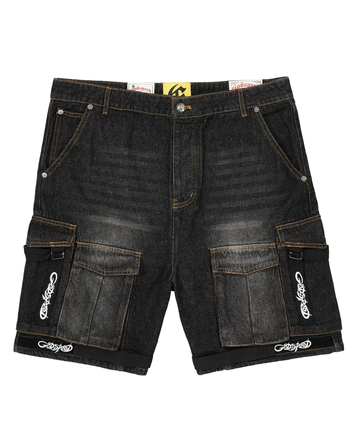Godspeed Utility Denim Shorts 'Black'