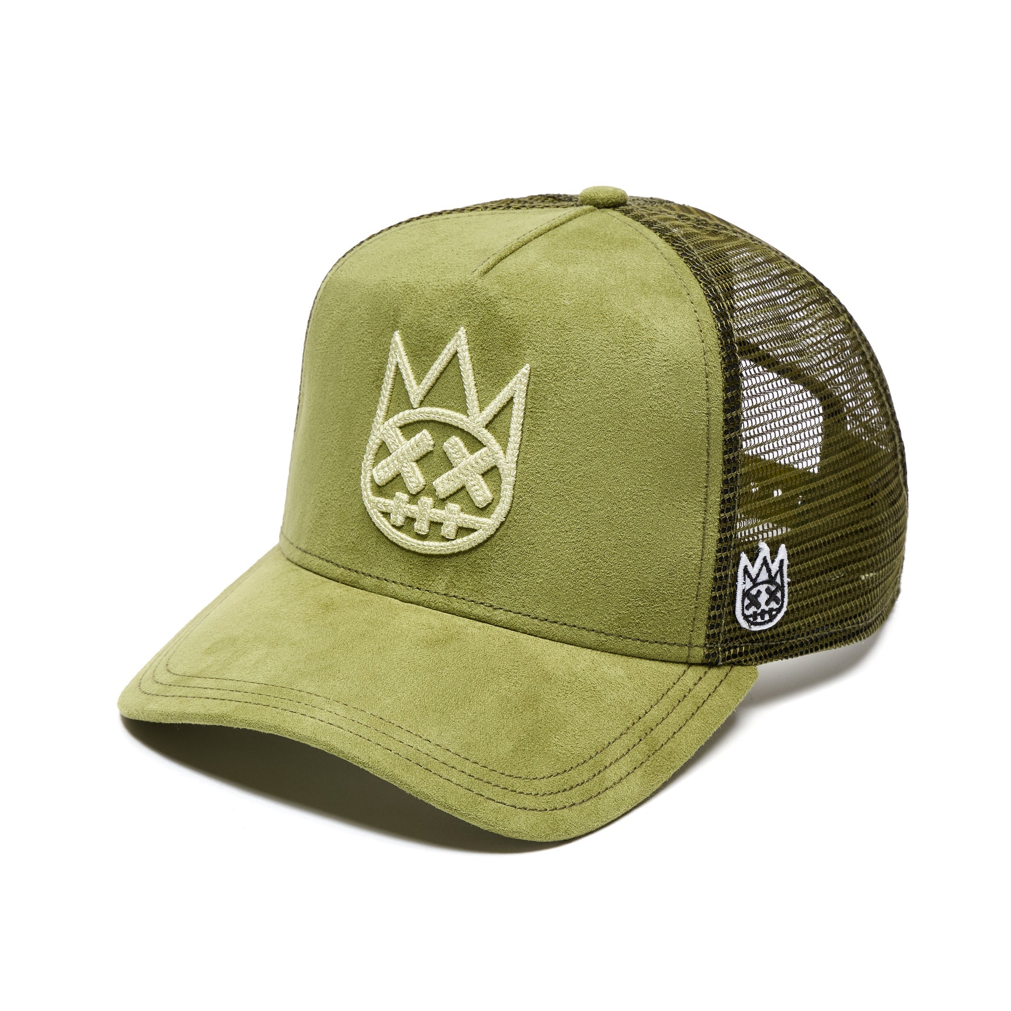 Cult's Logo Mesh Back Trucker Hat 'Sphagnum'
