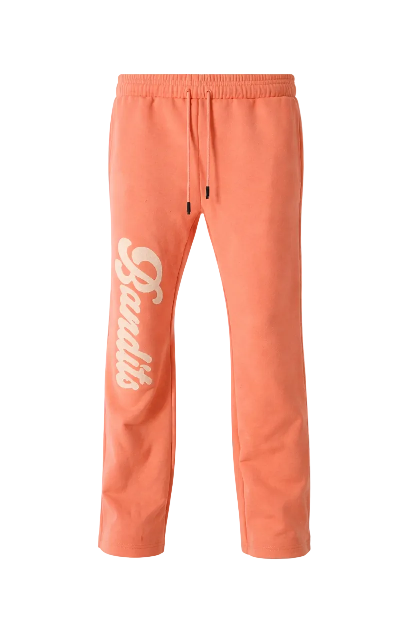Bandits Varsity Script Sweatpants 'Peach'
