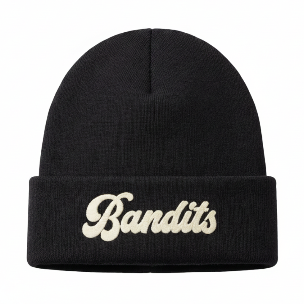 Bandits Varsity Script Beanie 'Black'