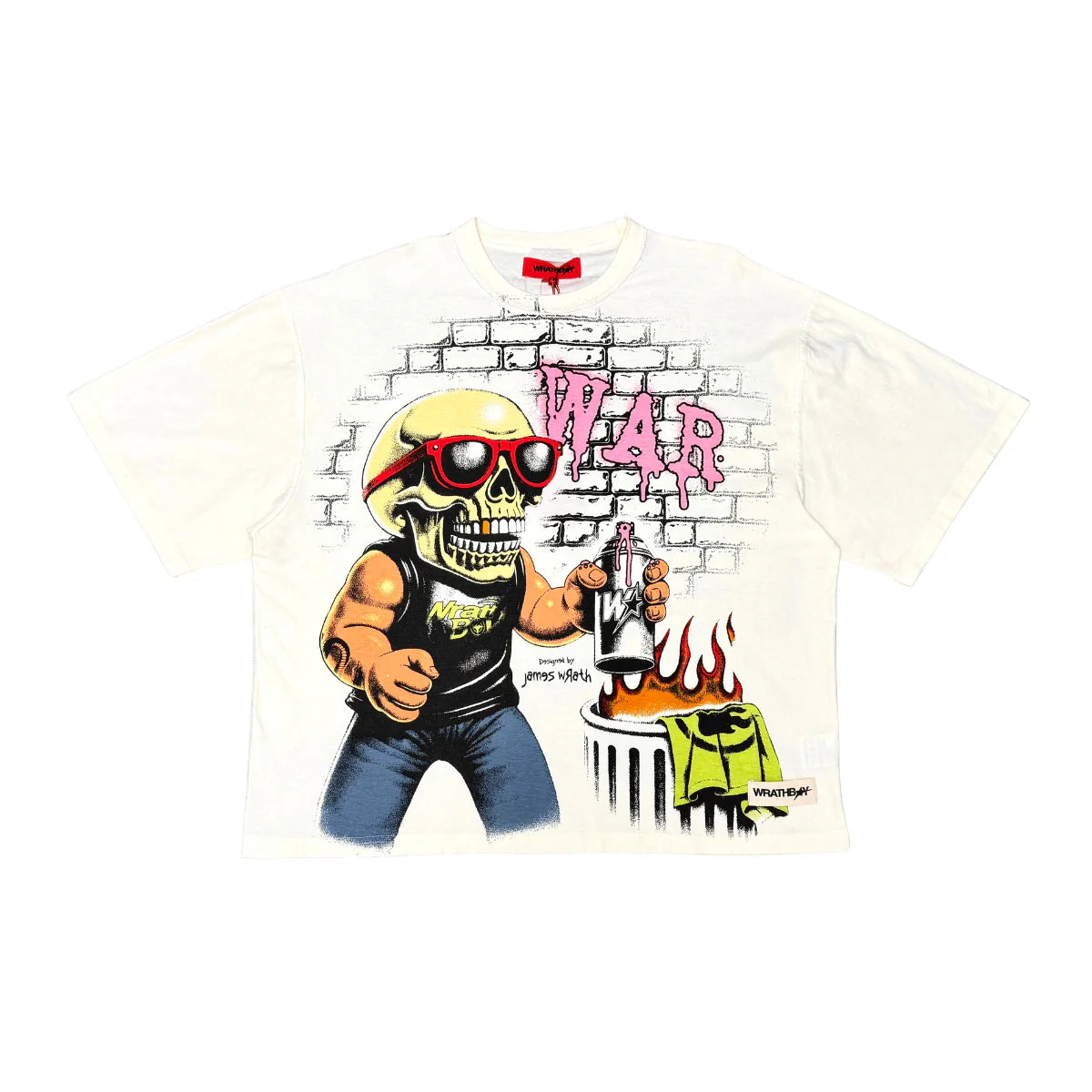 We Love Wrath T-Shirt 'Off White'