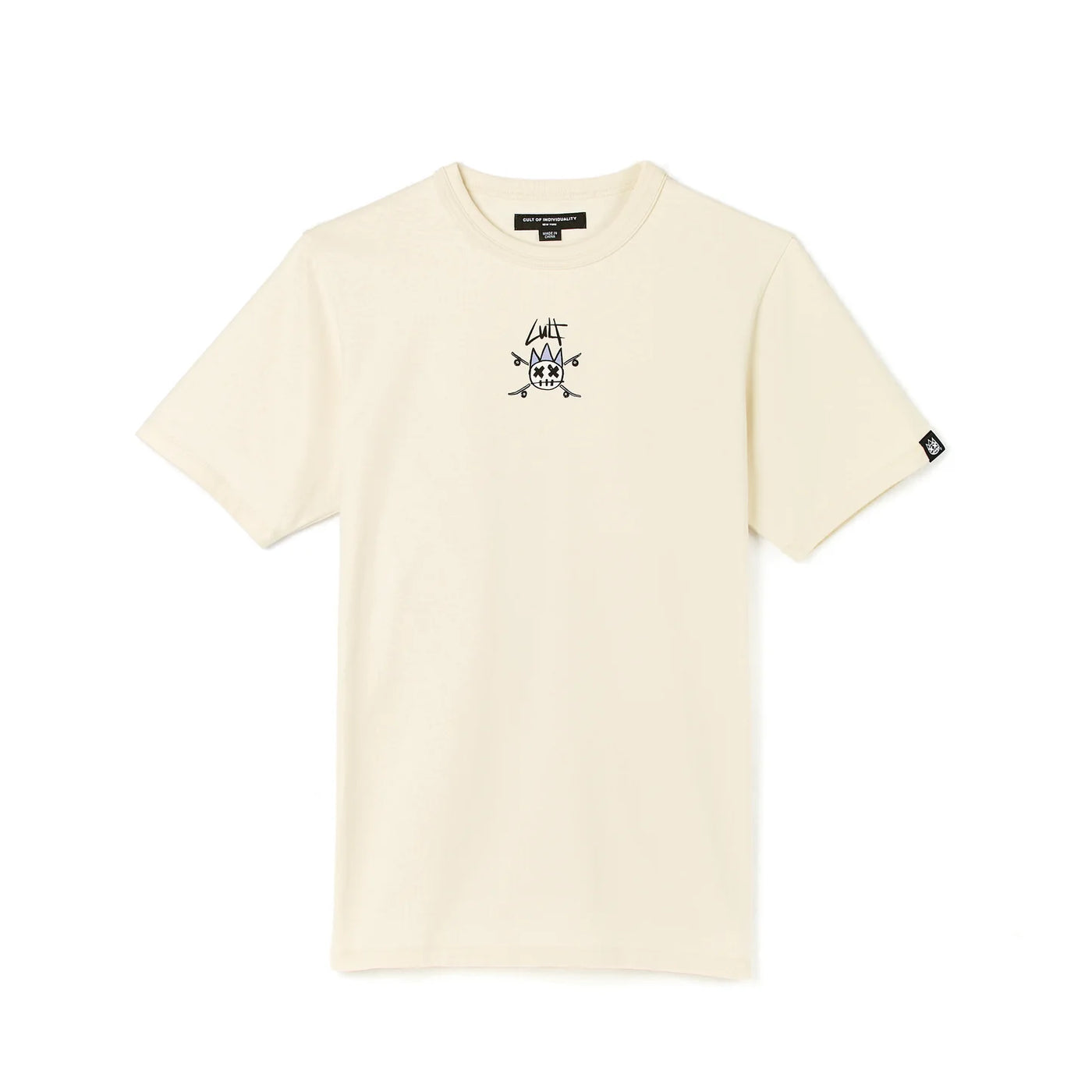 Cult "Always Creating"  Short Sleeve T-Shirts 'Winter Cream'