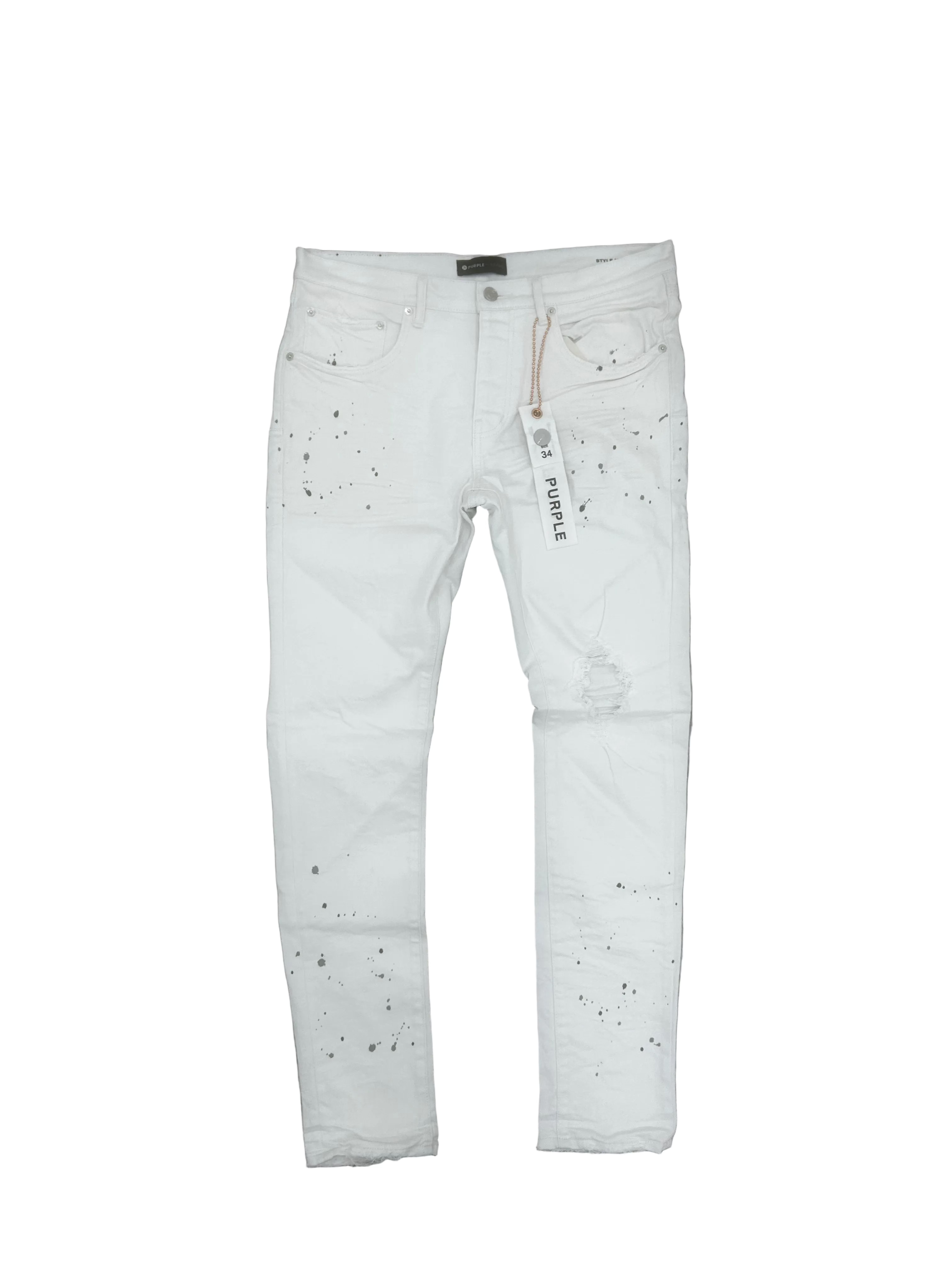 Purple Brand Slim Fit Jeans “White”