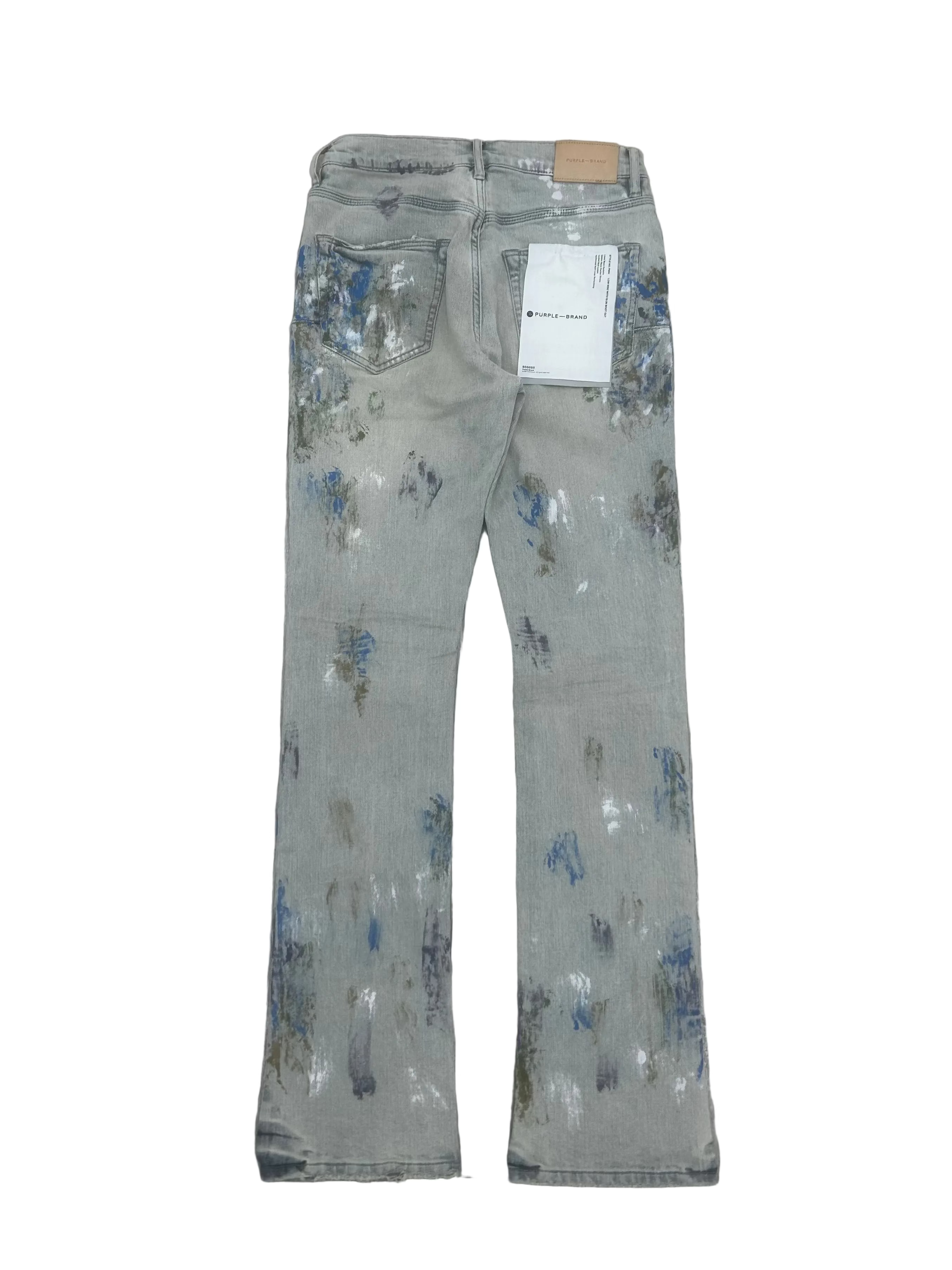 Purple Brand Low Rise w Slim Boot Cut Jeans “Tan”