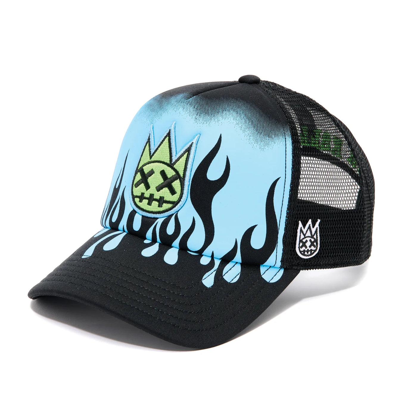 Cult Clean Shimuchan Foam Mesh Trucker Hat 'Black/Blue'