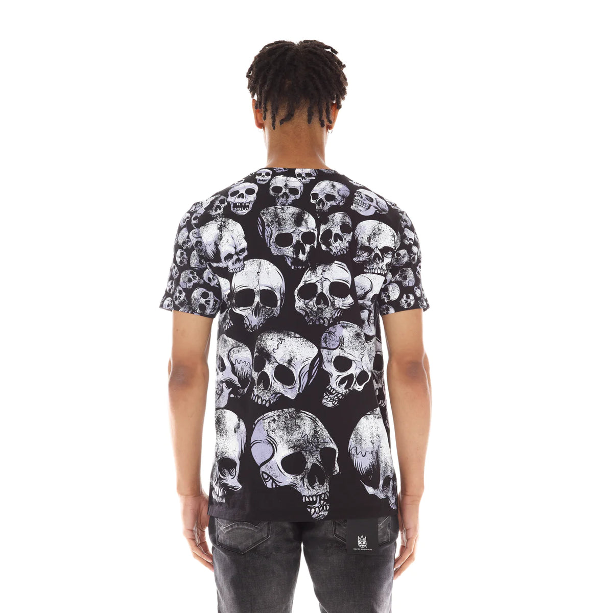 Cult "Graveyard" Short Sleeve Crew Neck T-Shirts 'Tie Dye'