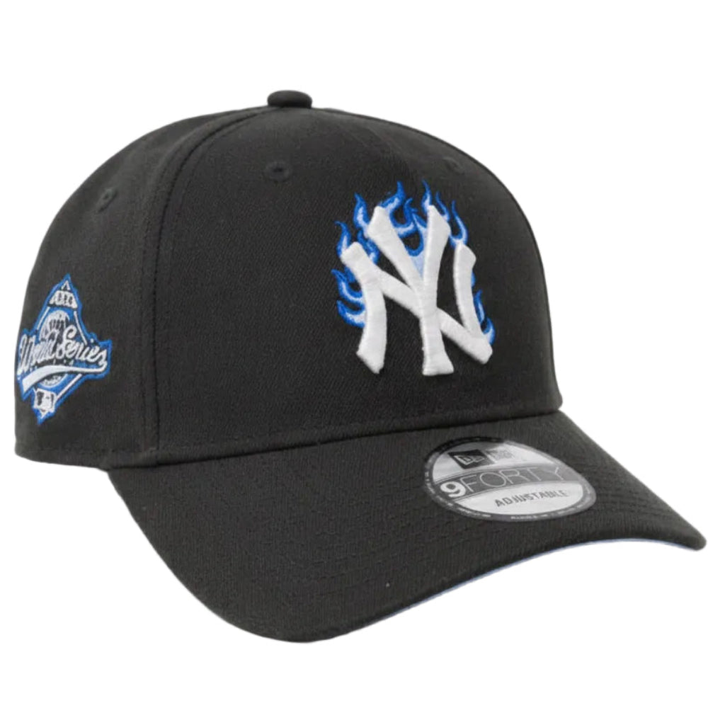New Era New York Yankees A-Frame Flame Snapback Hats 'Black/Blue'