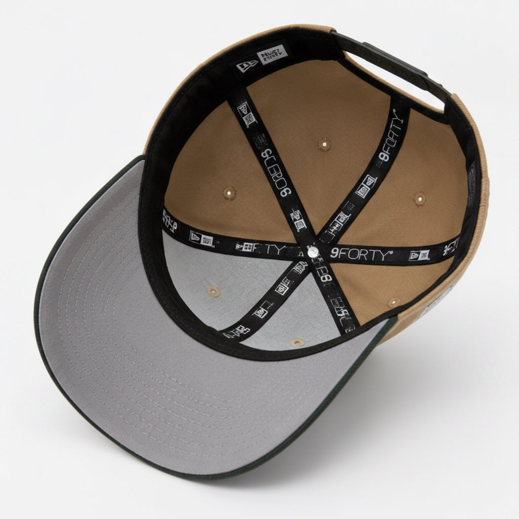 New Era Los Angeles Dodgers 2025 World Series A-Frame Snapback Hats 'Brown/Black'