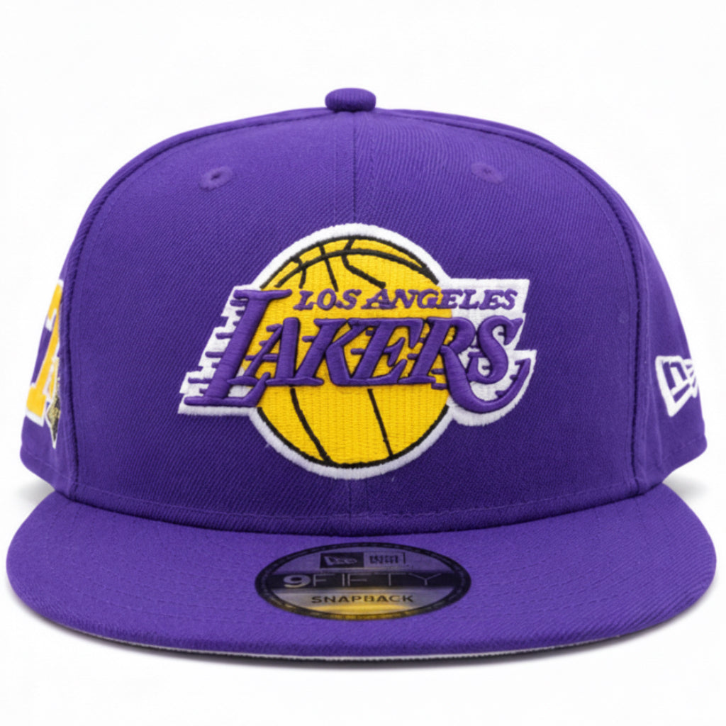 New Era Los Angeles Lakers 17x Championship Snapback Hats 'Purple'