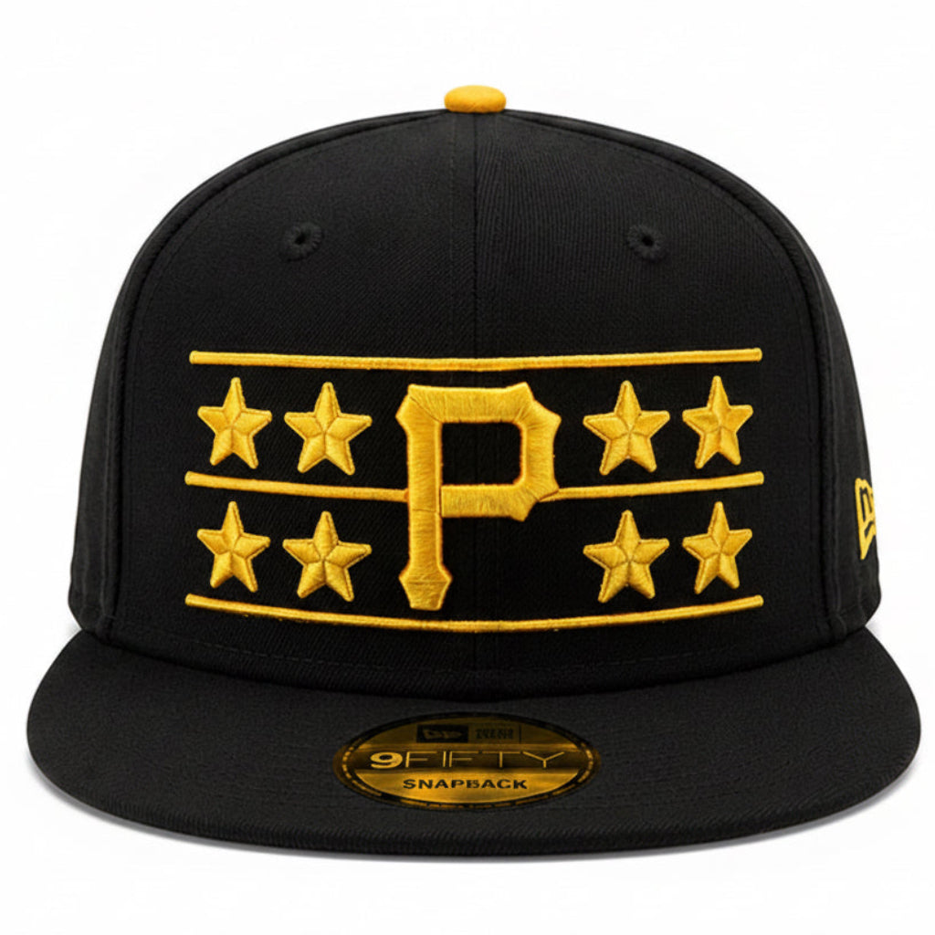 New Era Pittsburgh Pirates Stars Snapback Hats 'Black/Gold'