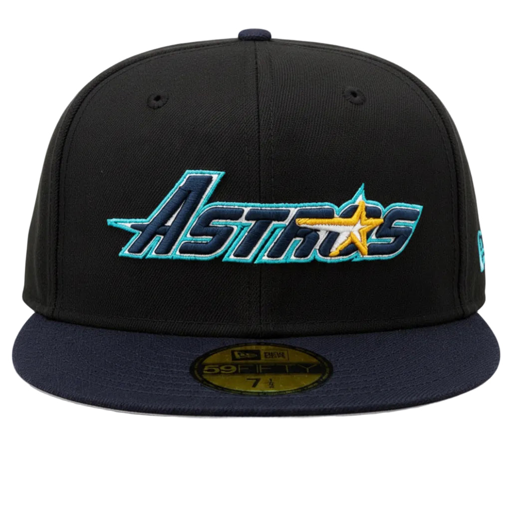 New Era Houston Astros Fitted Hats 'Black'