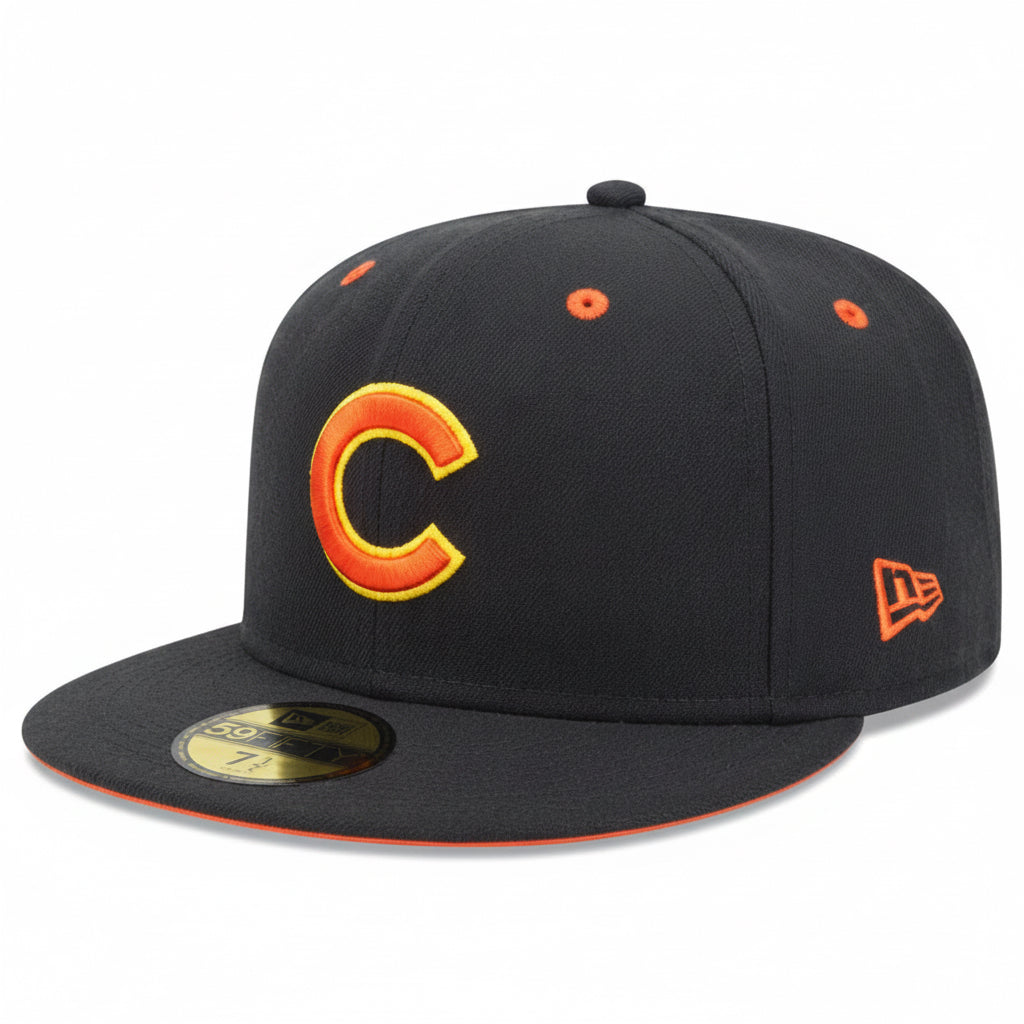 New Era Chicago Cubs Wrigley Field Fitted Hat 'Black'