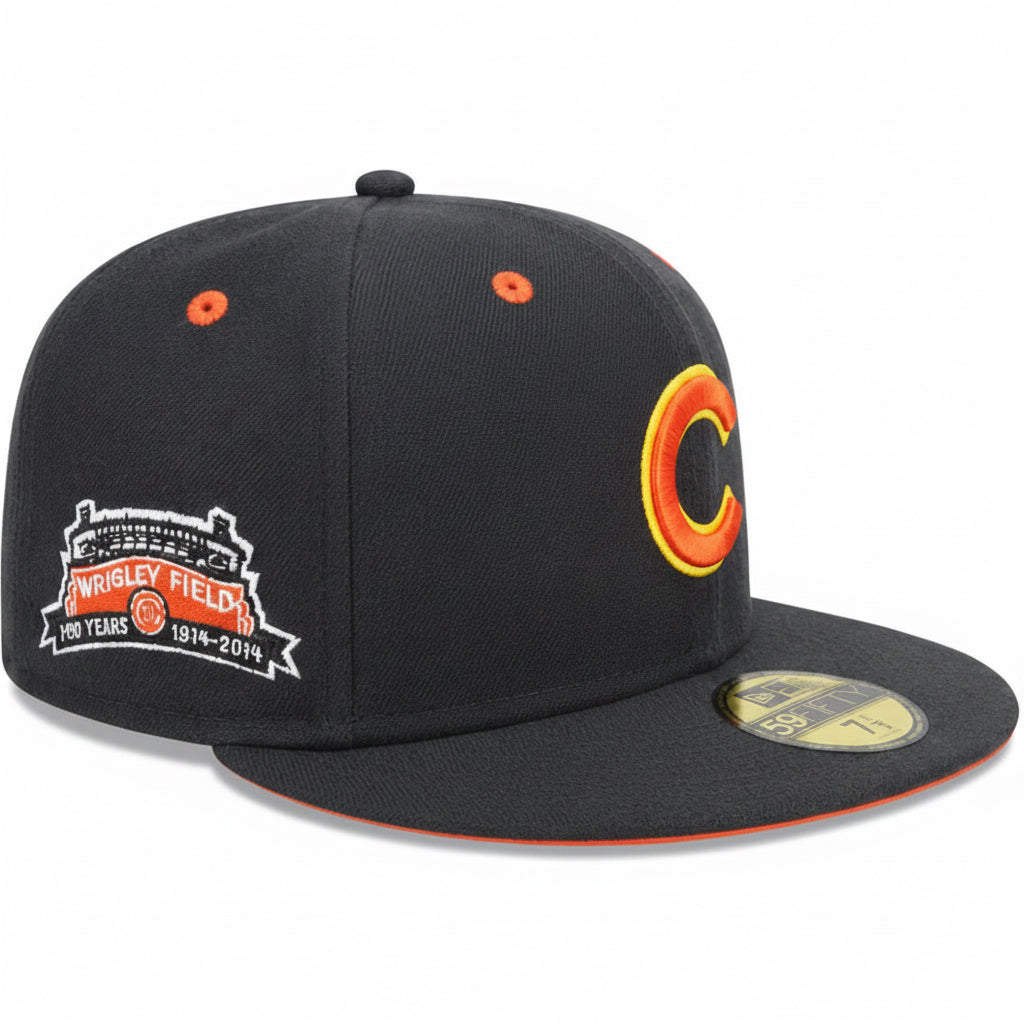 New Era Chicago Cubs Wrigley Field Fitted Hat 'Black'