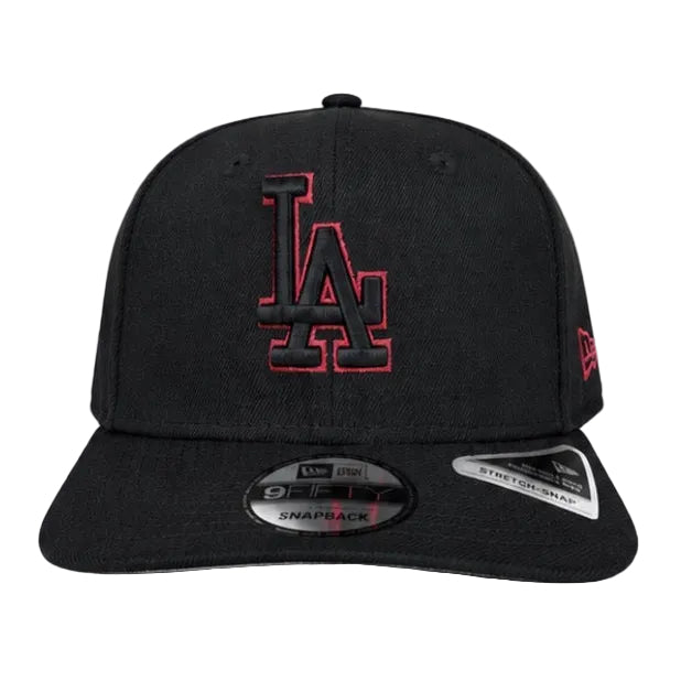 LA Dodgers 1958-2018 A-Frame Snapback Hat 'Black/Crimson'