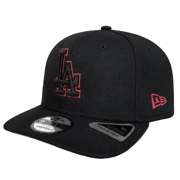 LA Dodgers 1958-2018 A-Frame Snapback Hat 'Black/Crimson'