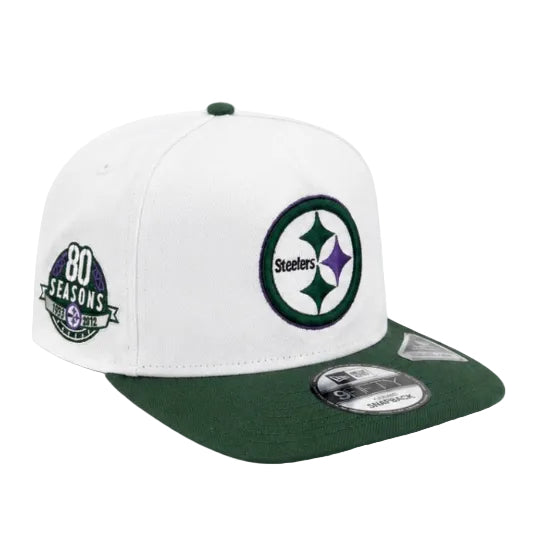 New Era Pittsburgh Steelers A-Frame Snapback Hat 'White/Green'