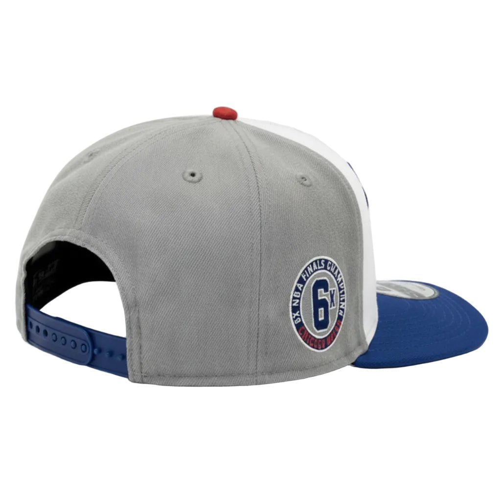 New Era Chicago Bulls A-Frame Snapback Hat 'White/Blue'