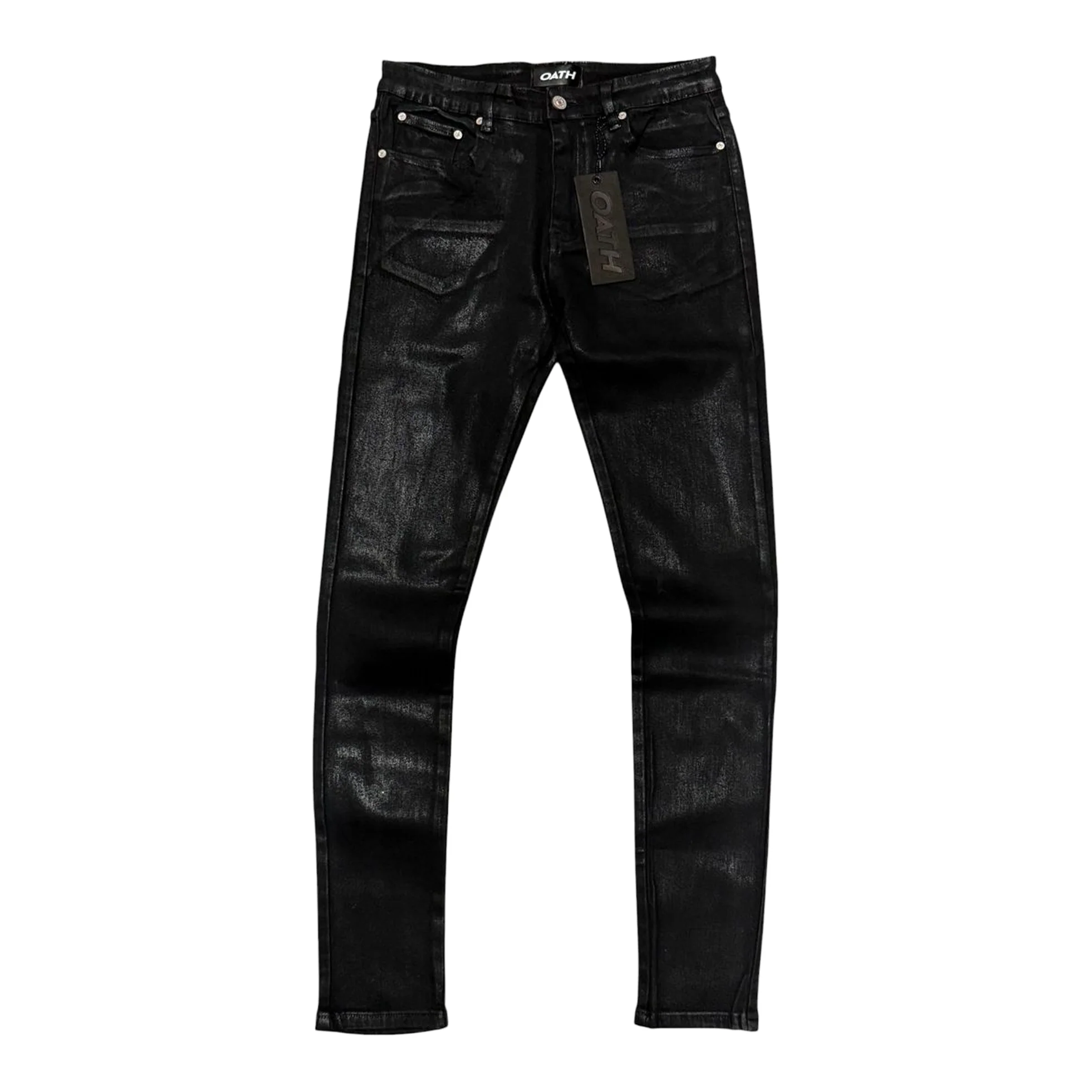 Oath Lucid Wax Denim Jeans 'Black'