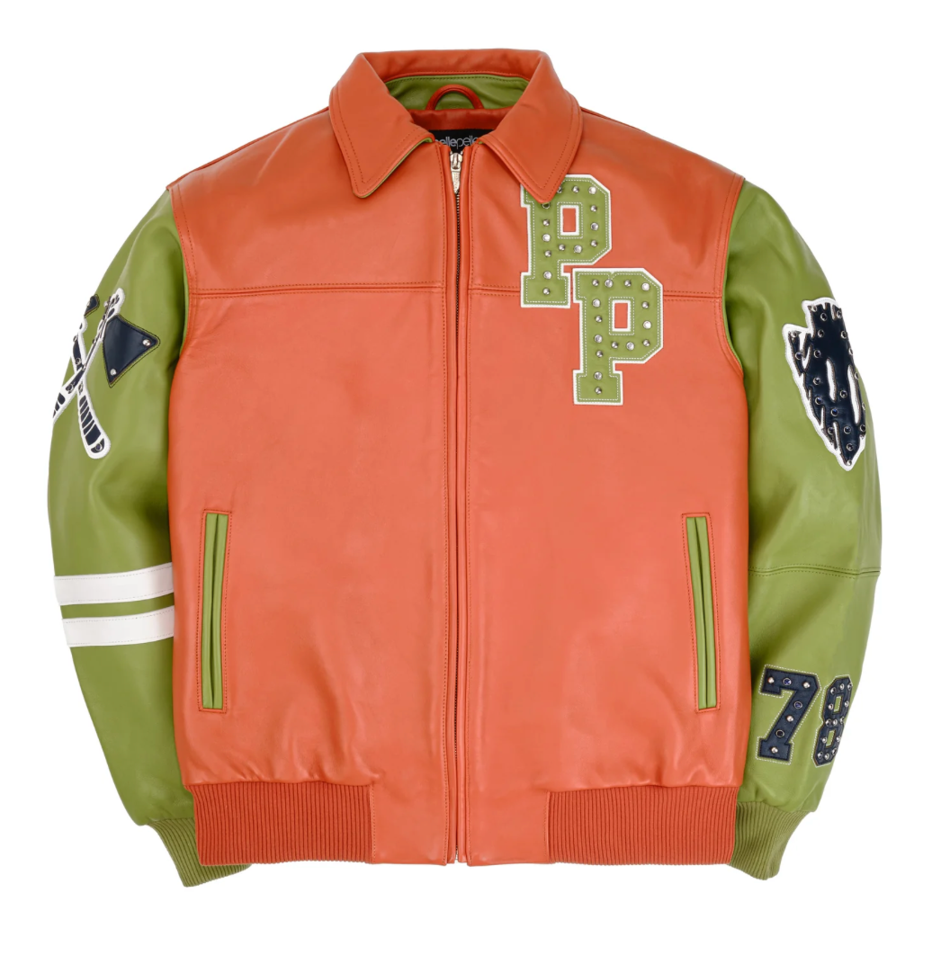 Pelle Pelle Renegade Jackets "Orange/Green"