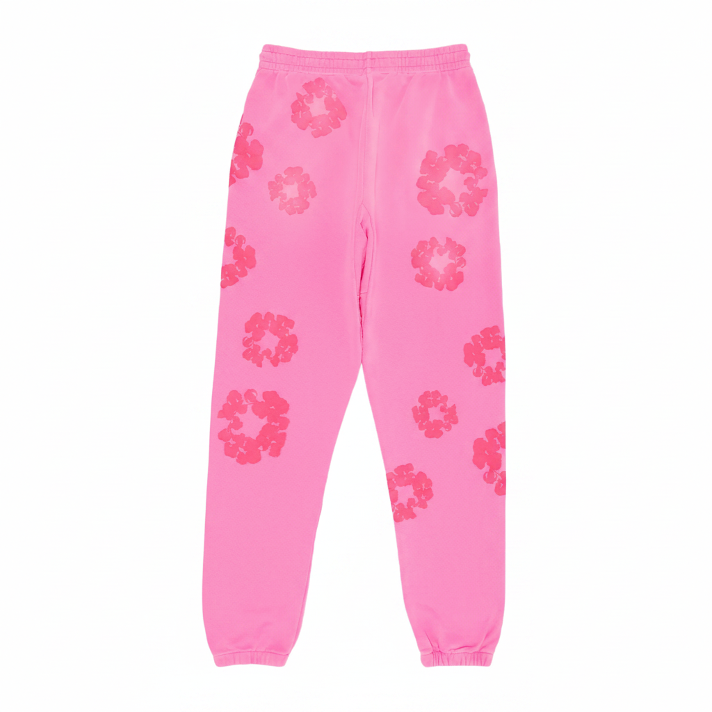 Denim Tears Mono Cotton Wreath Sweatpants 'Pink'