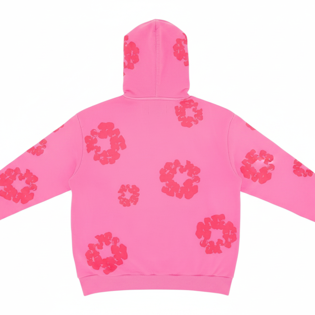 Denim Tears Mono Cotton Wreath Hoodies 'Pink'