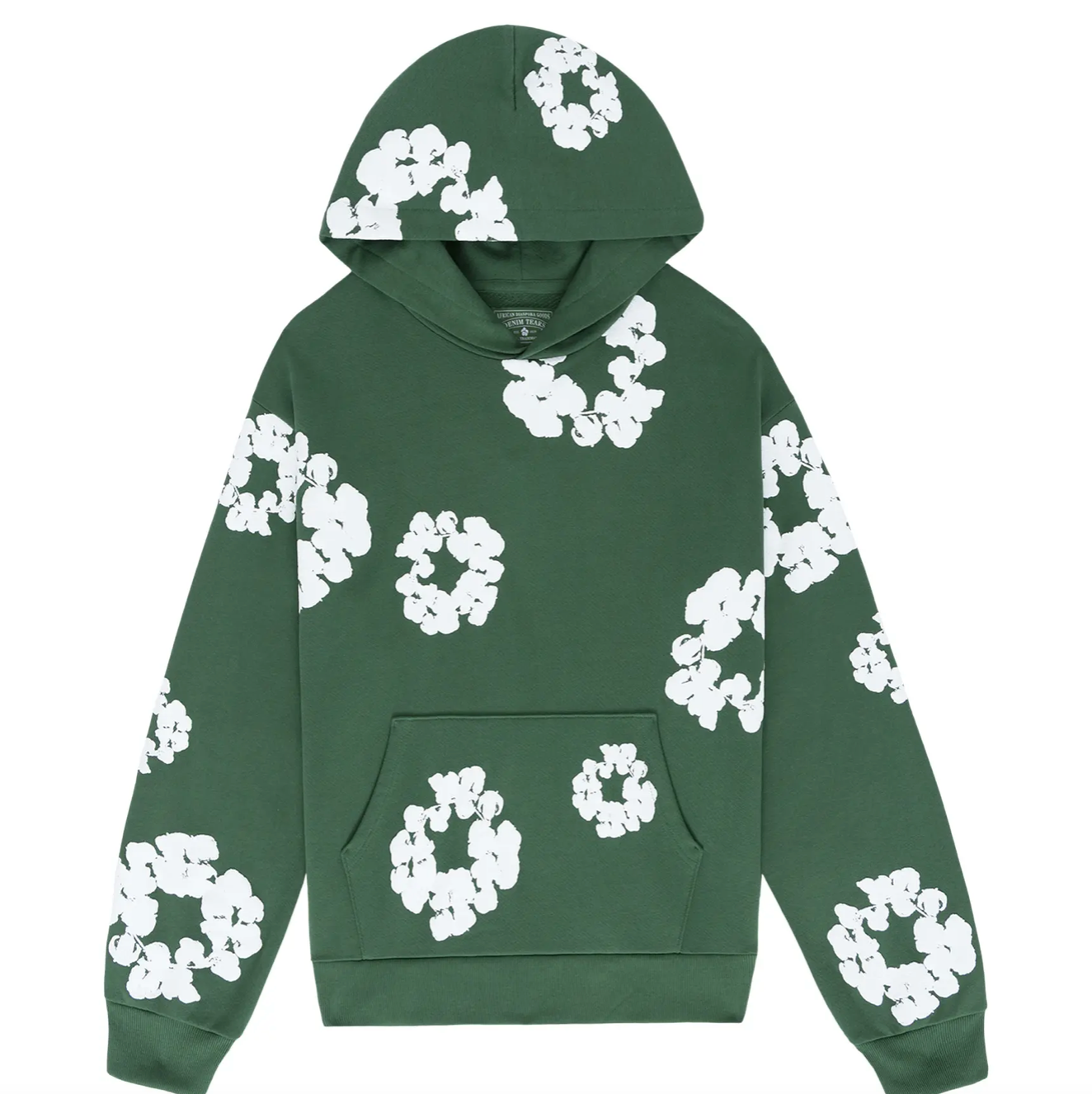 Denim Tears The Cotton Wreath Hoodies 'Green'