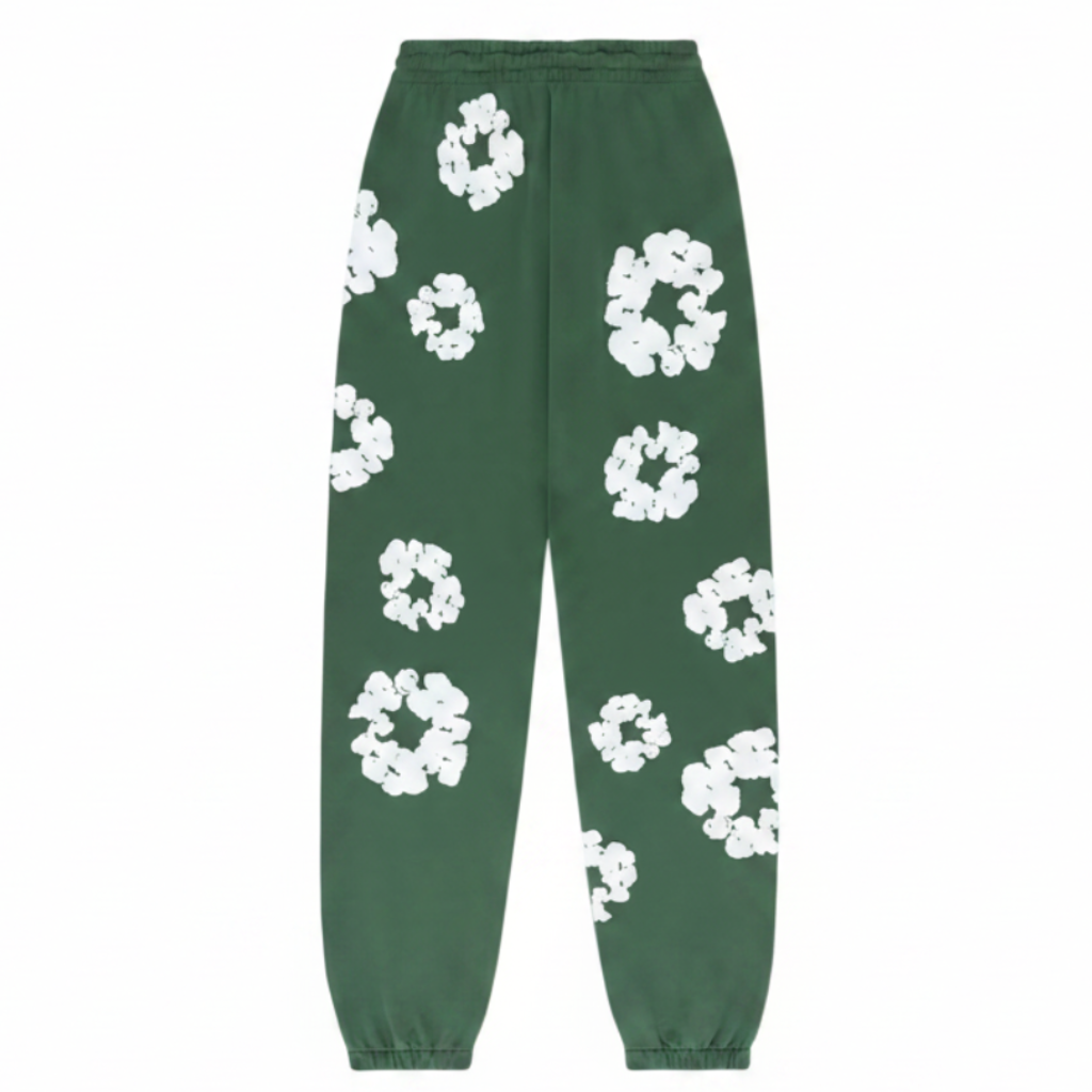 Denim Tears The Cotton Wreath Sweatpants 'Green'