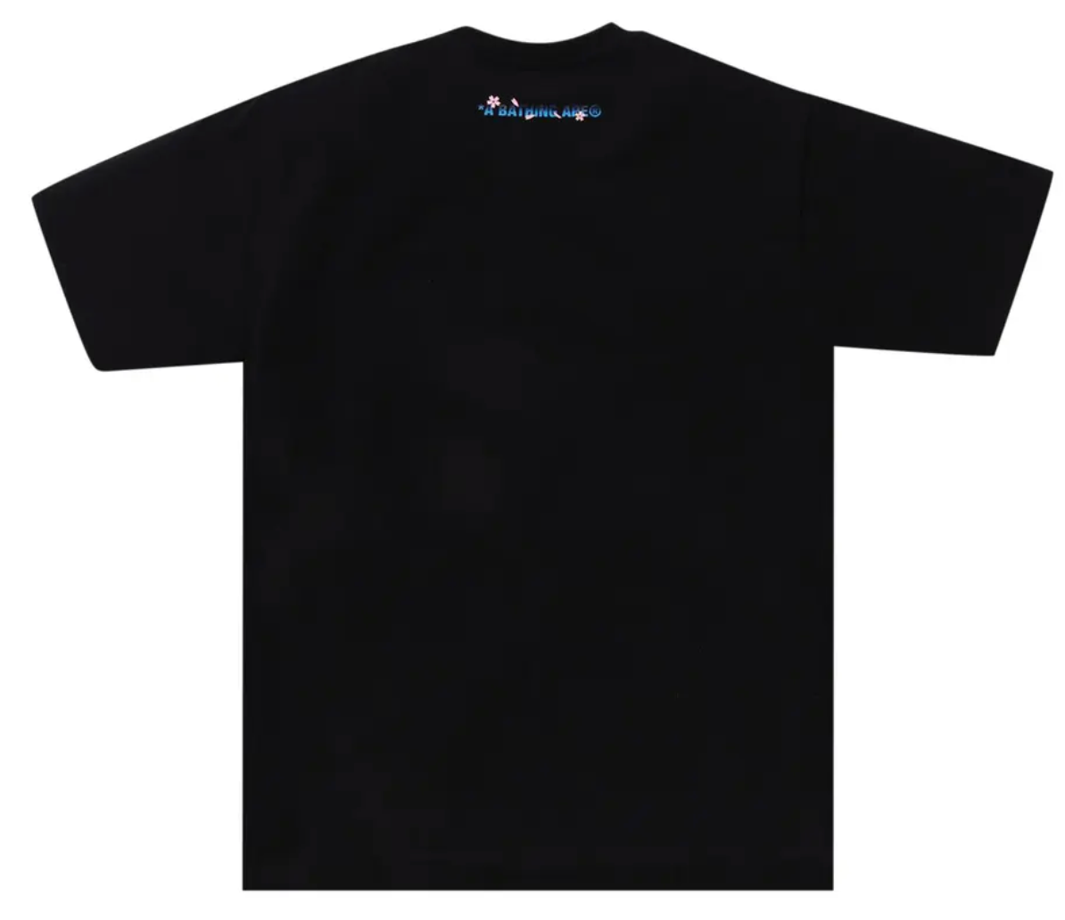 Bape Sakura By Bathing Ape T-Shirts #2 'Black'