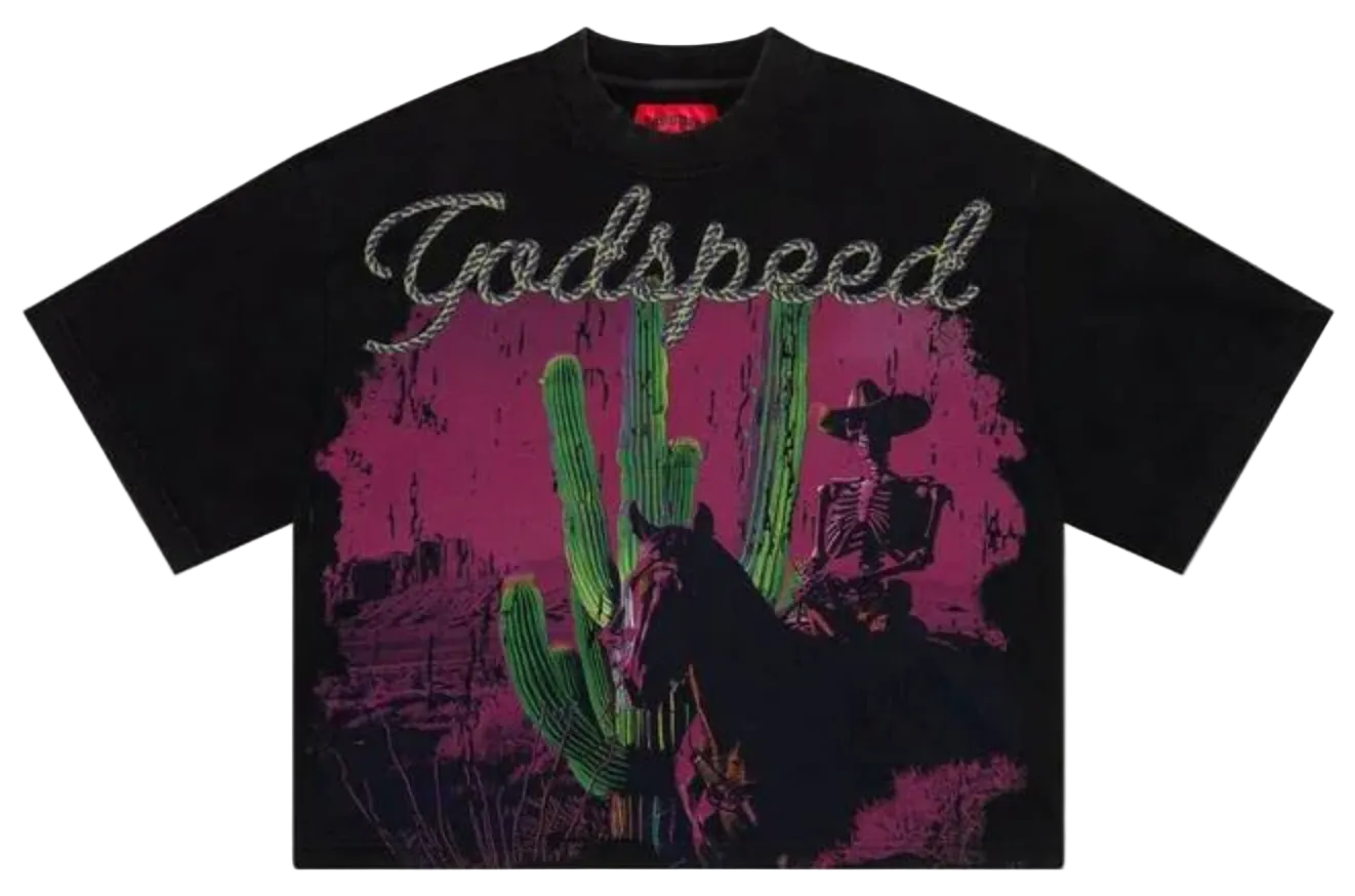 GodSpeed WestWorld T-Shirts "Black Wash"
