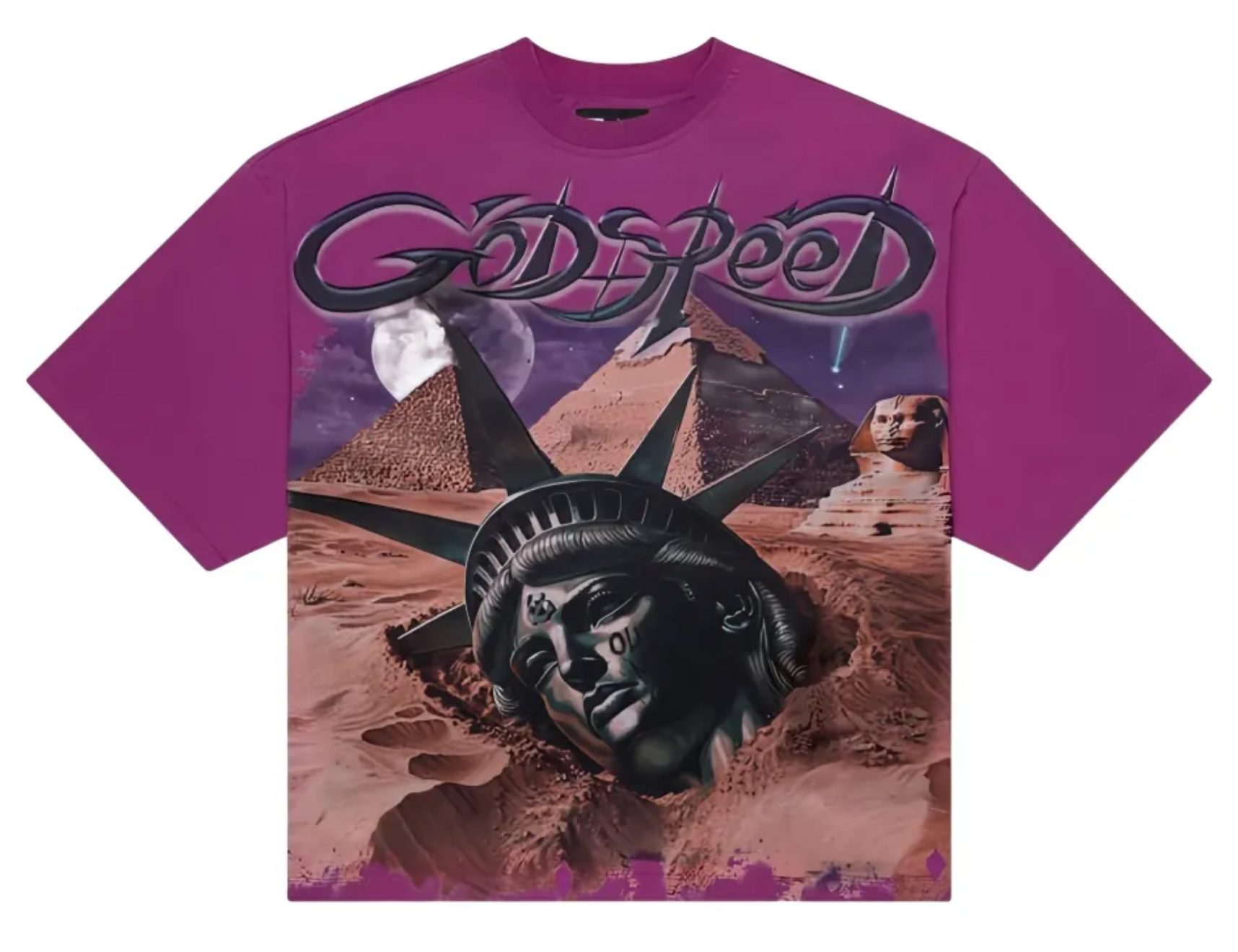 Godspeed Mother Cairo T-Shirts 'Plum Wash'