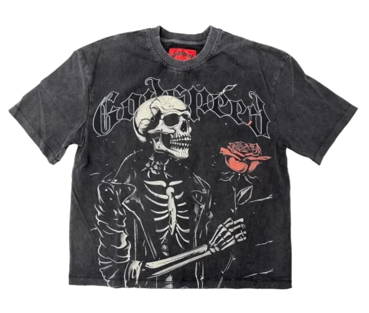 Godspeed Rose T-Shirts Ash 'Black'