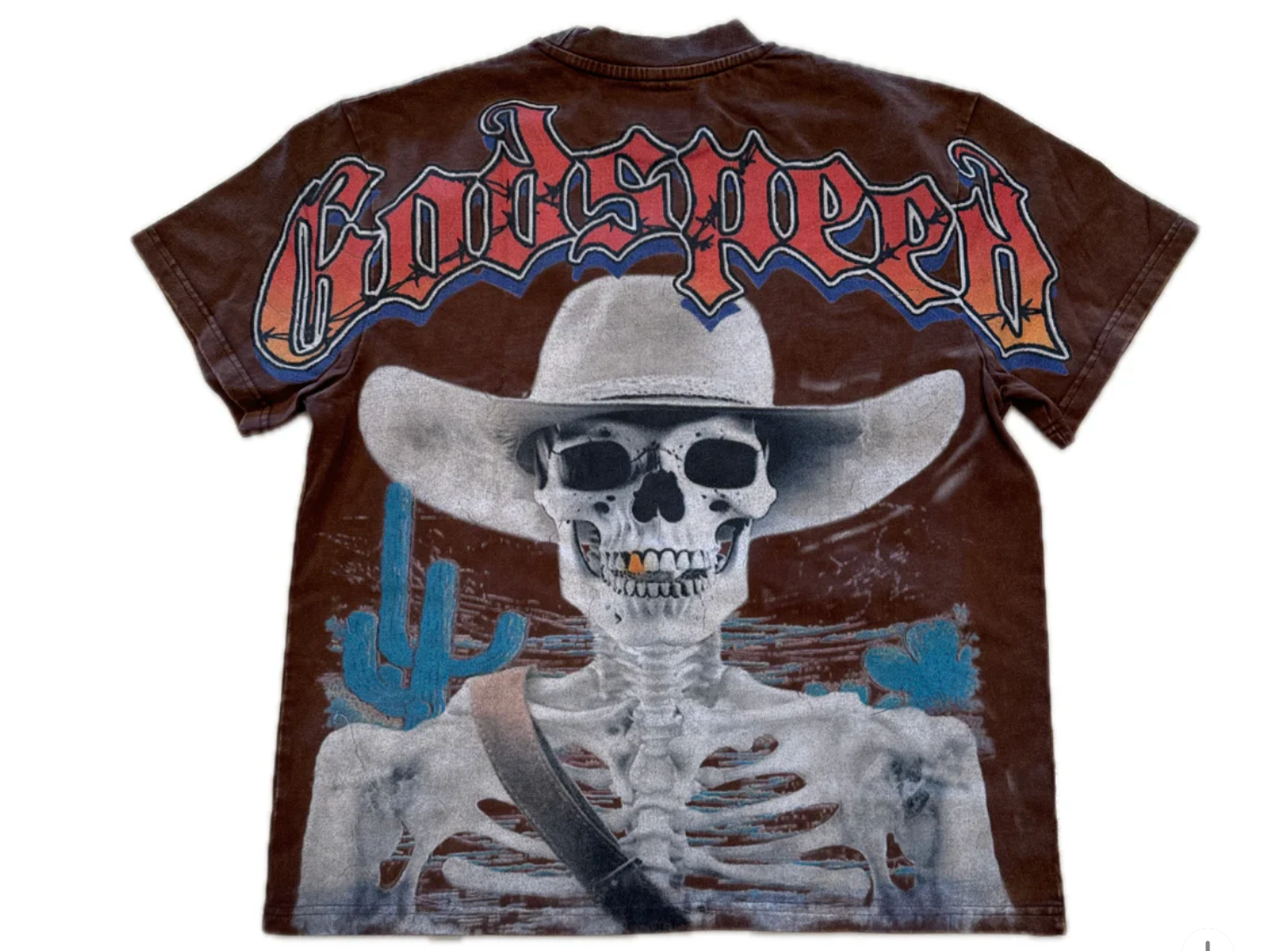 Godspeed Goldie T-Shirts 'Brown Washed'