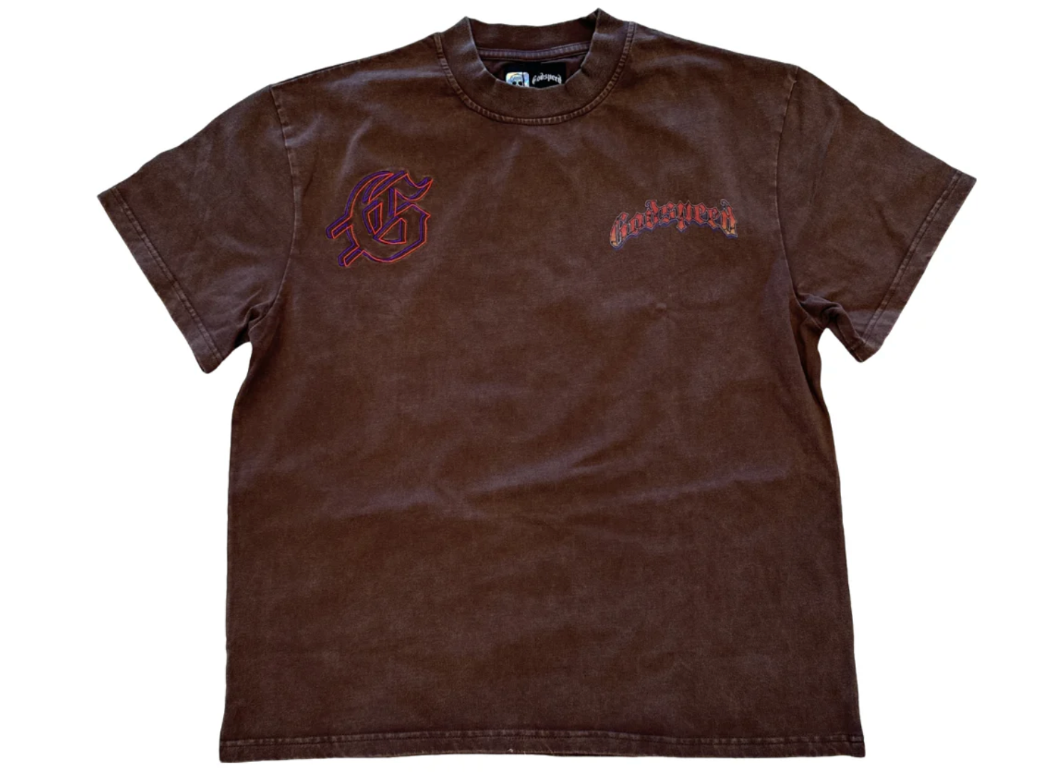 Godspeed Goldie T-Shirts 'Brown Washed'