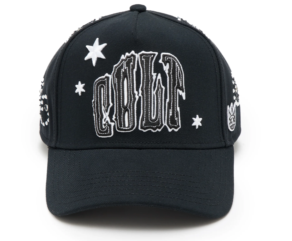 Cult x El Alfa Premium Paisley 5 Panel A Frame Trucker Hat 'Black'
