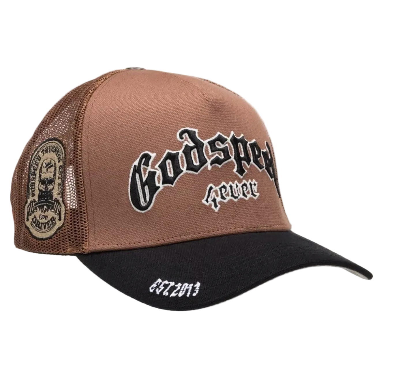 Godspeed Forever Trucker Hats 'Brown'